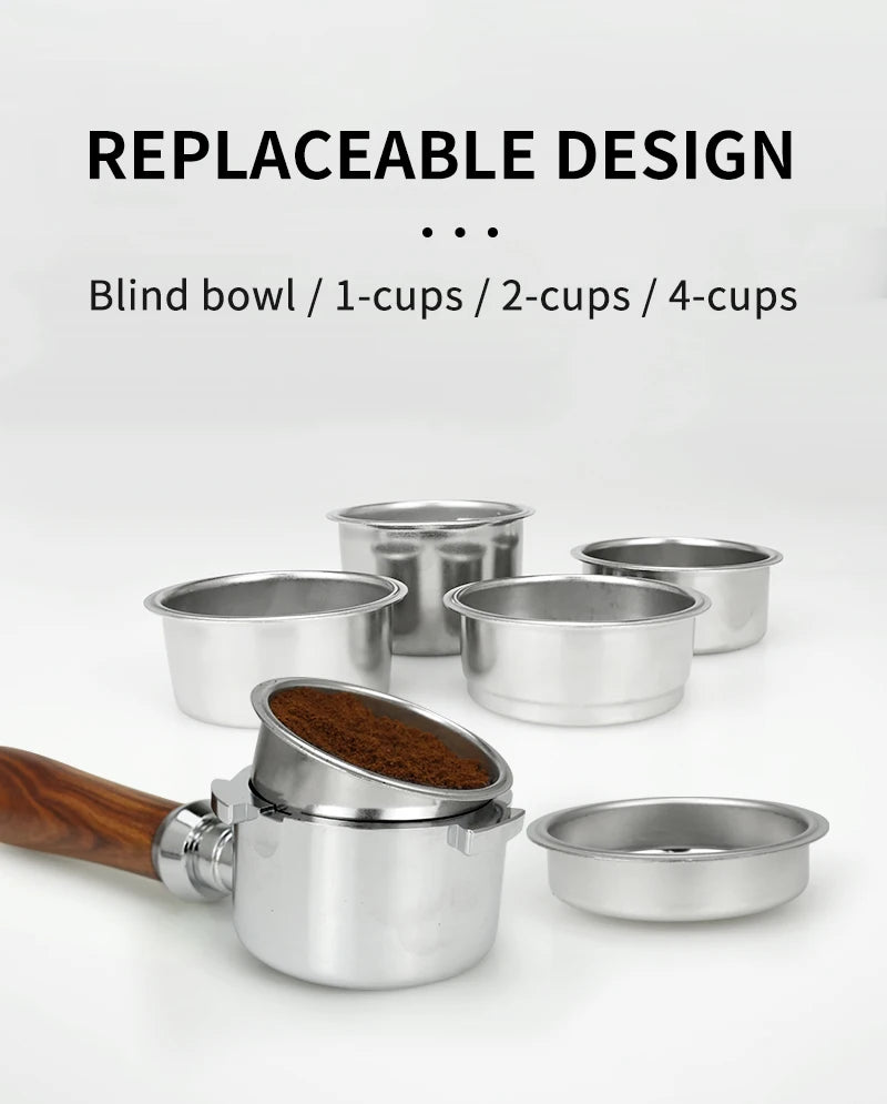 Filtro Reutilizable de Acero para Portafiltro de Espresso | Reusable Stainless Steel Espresso Filter