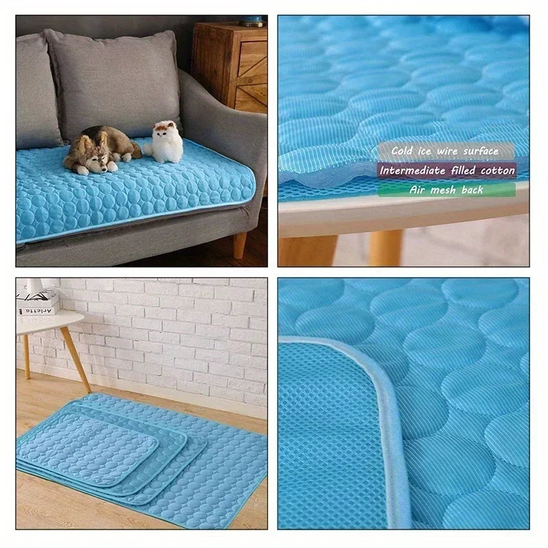 Colchón Refrescante de Seda para Mascotas | Cooling Silk Pet Mat