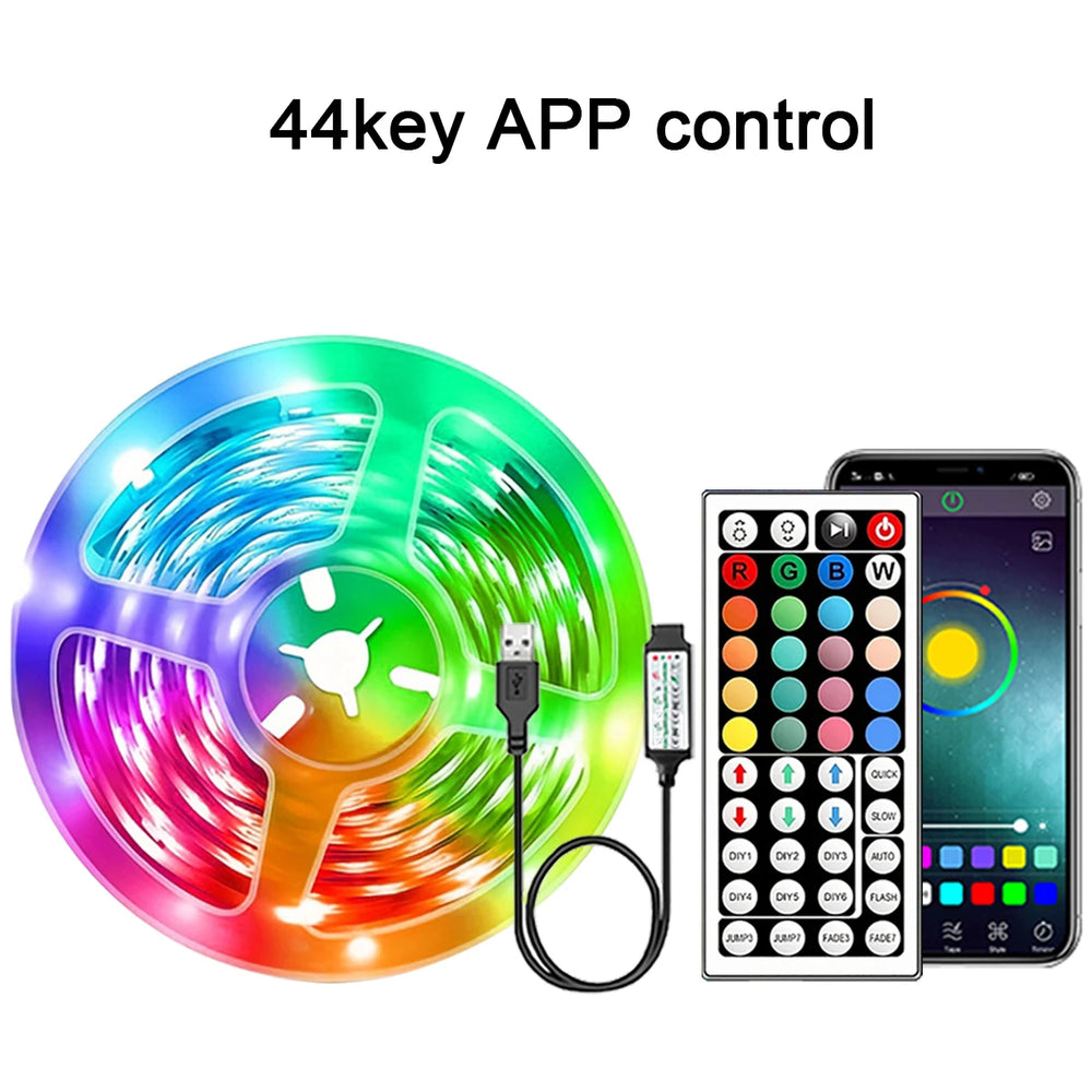 Tira LED RGB con Control por App y Mando | RGB LED Strip with App Control & Remote