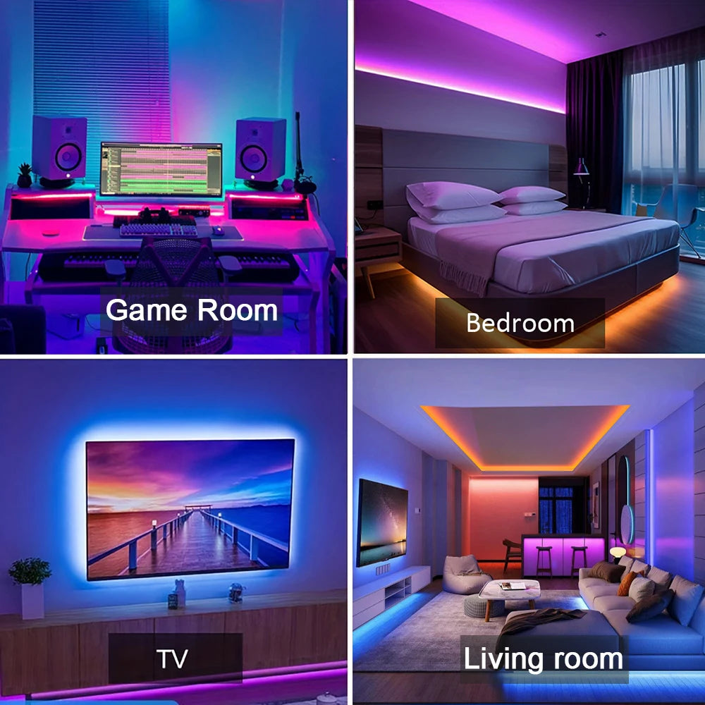 Tira LED RGB con Control por App y Mando | RGB LED Strip with App Control & Remote