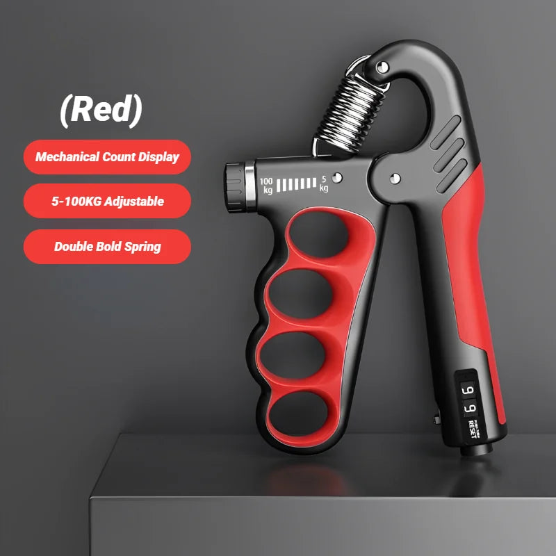 Dinométro de Mano Ajustable 5-100 kg con Contador Electrónico | Adjustable Hand Grip 5-100kg with Electronic Counter