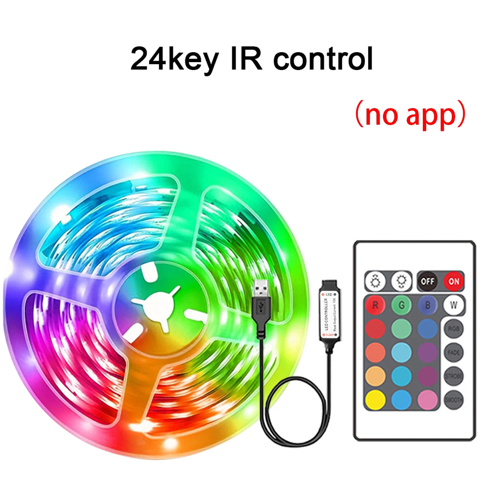 Tira LED RGB con Control por App y Mando | RGB LED Strip with App Control & Remote
