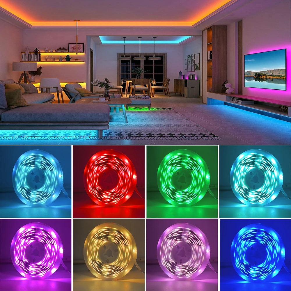 Tira LED RGB con Control por App y Mando | RGB LED Strip with App Control & Remote