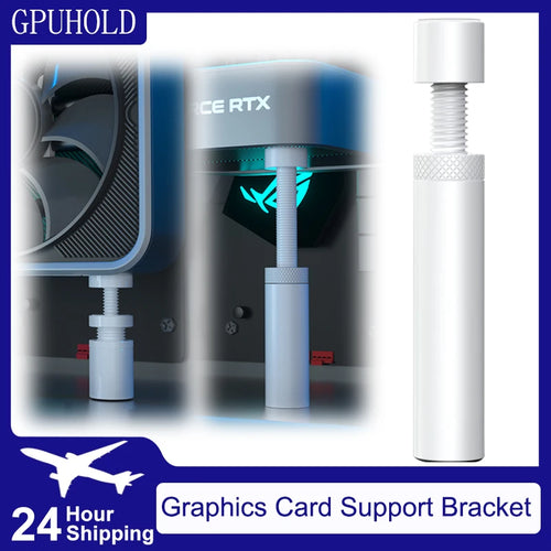 Soporte de Aluminio Anti-Caída para Tarjeta Gráfica | GPU Anti-Sag Aluminum Bracket