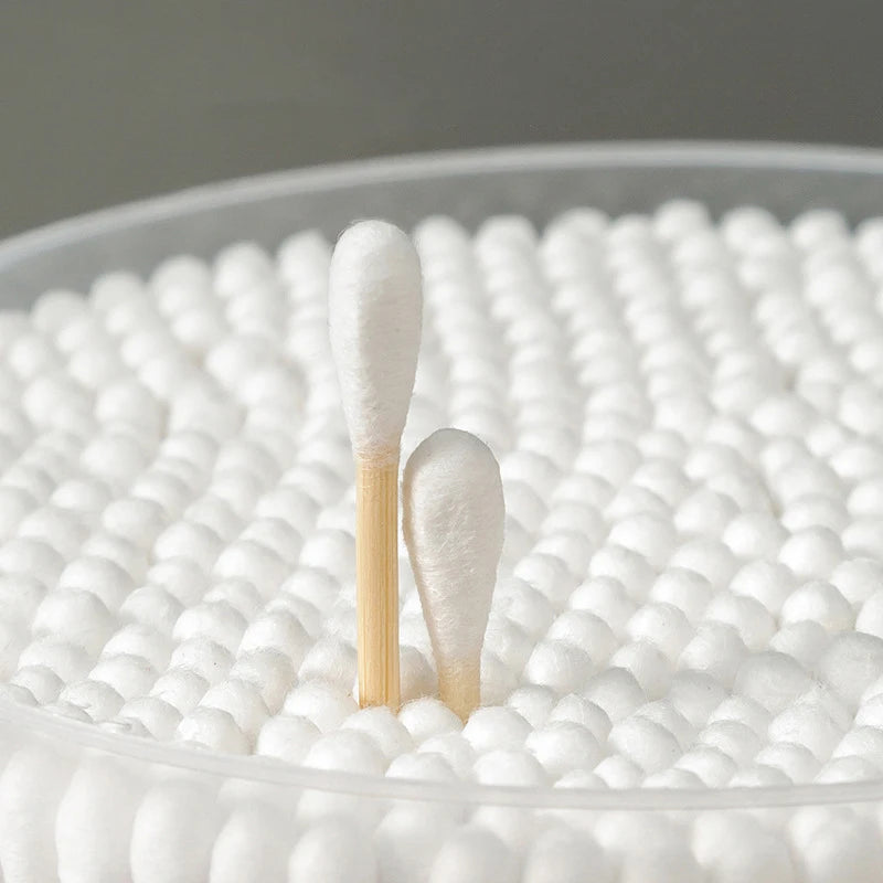 Hisopos de Algodón con Palo de Madera 500/1500 pcs | Cotton Swabs Wood Stick