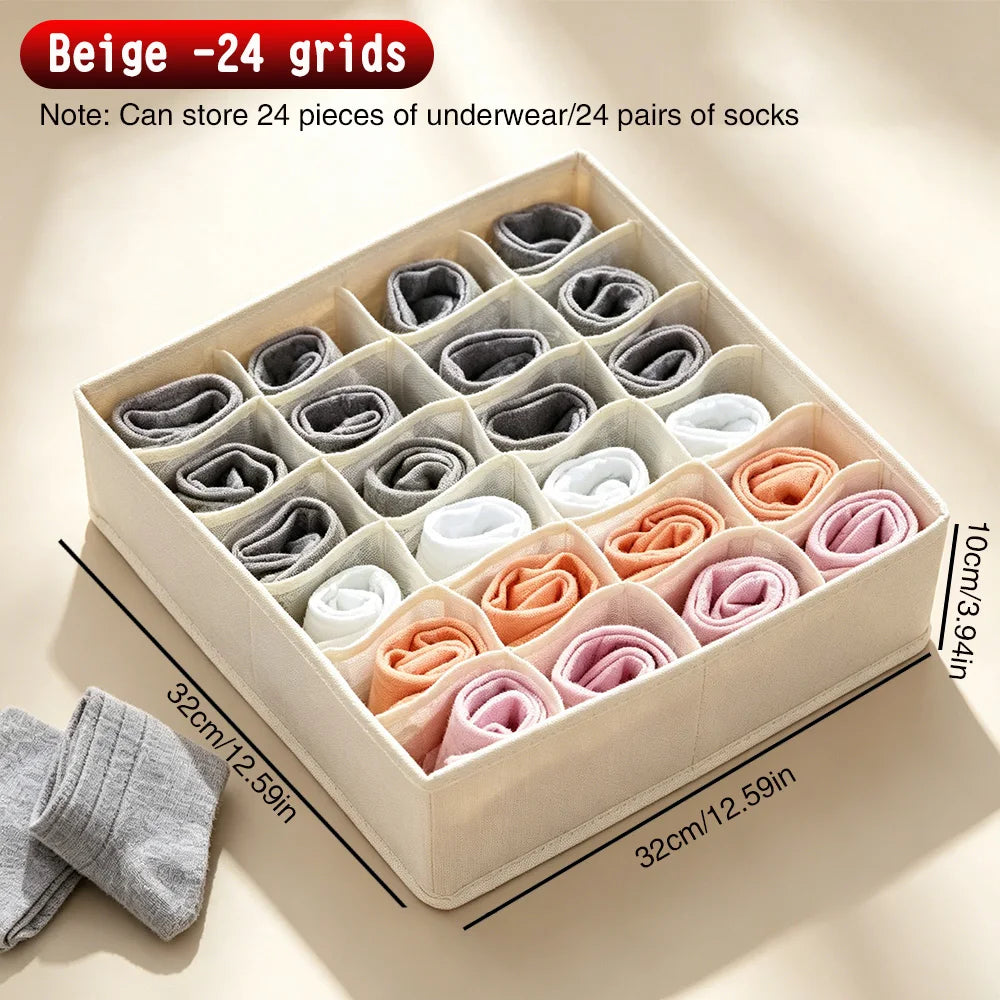 Organizador Plegable de Cajones para Ropa Interior y Calcetines | Foldable Drawer Organizer