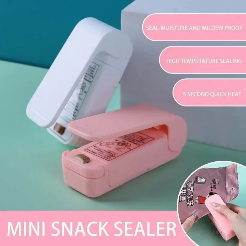 Mini Selladora de Bolsas de Snacks | Snack Bag Heat Sealer