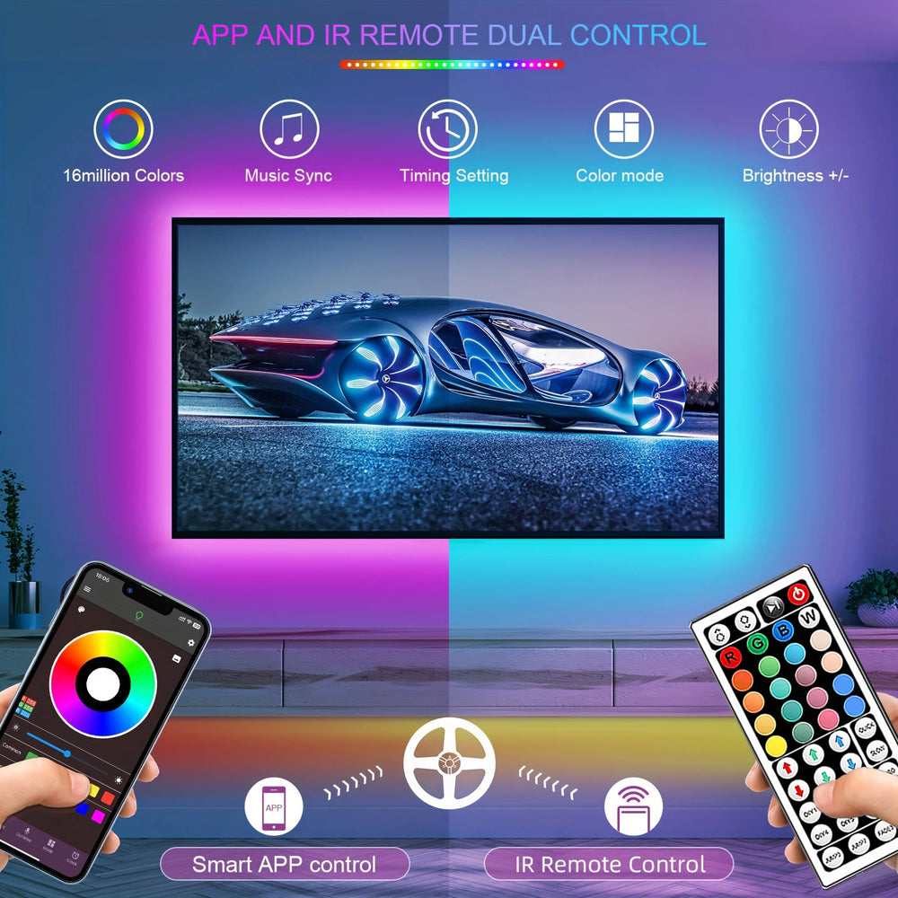 Tira LED RGB con Control por App y Mando | RGB LED Strip with App Control & Remote