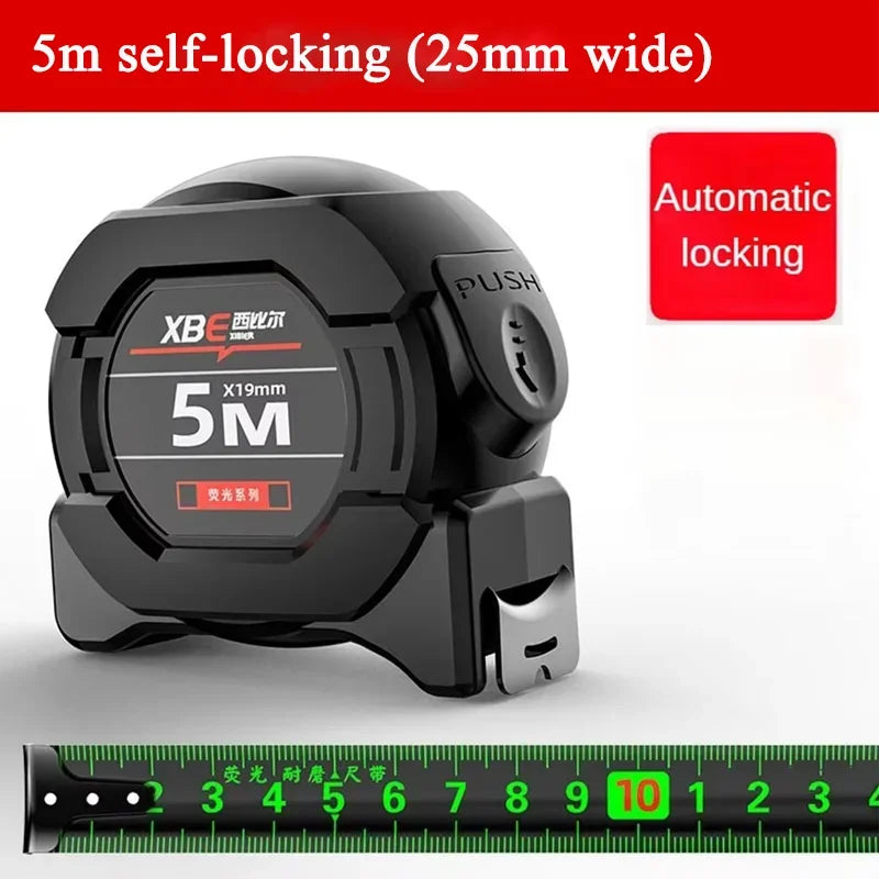 Cinta Métrica de Acero 10M Autobloqueante | Self-Lock Steel Tape Measure