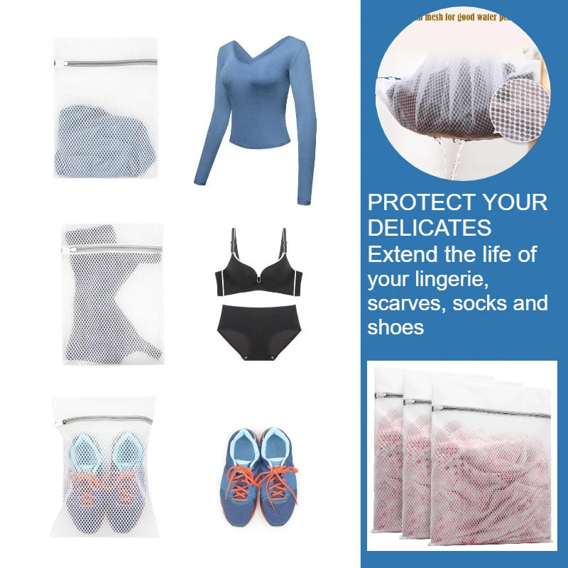 Bolsa de Lavandería de Malla Fina Reutilizable | Fine Mesh Laundry Bag