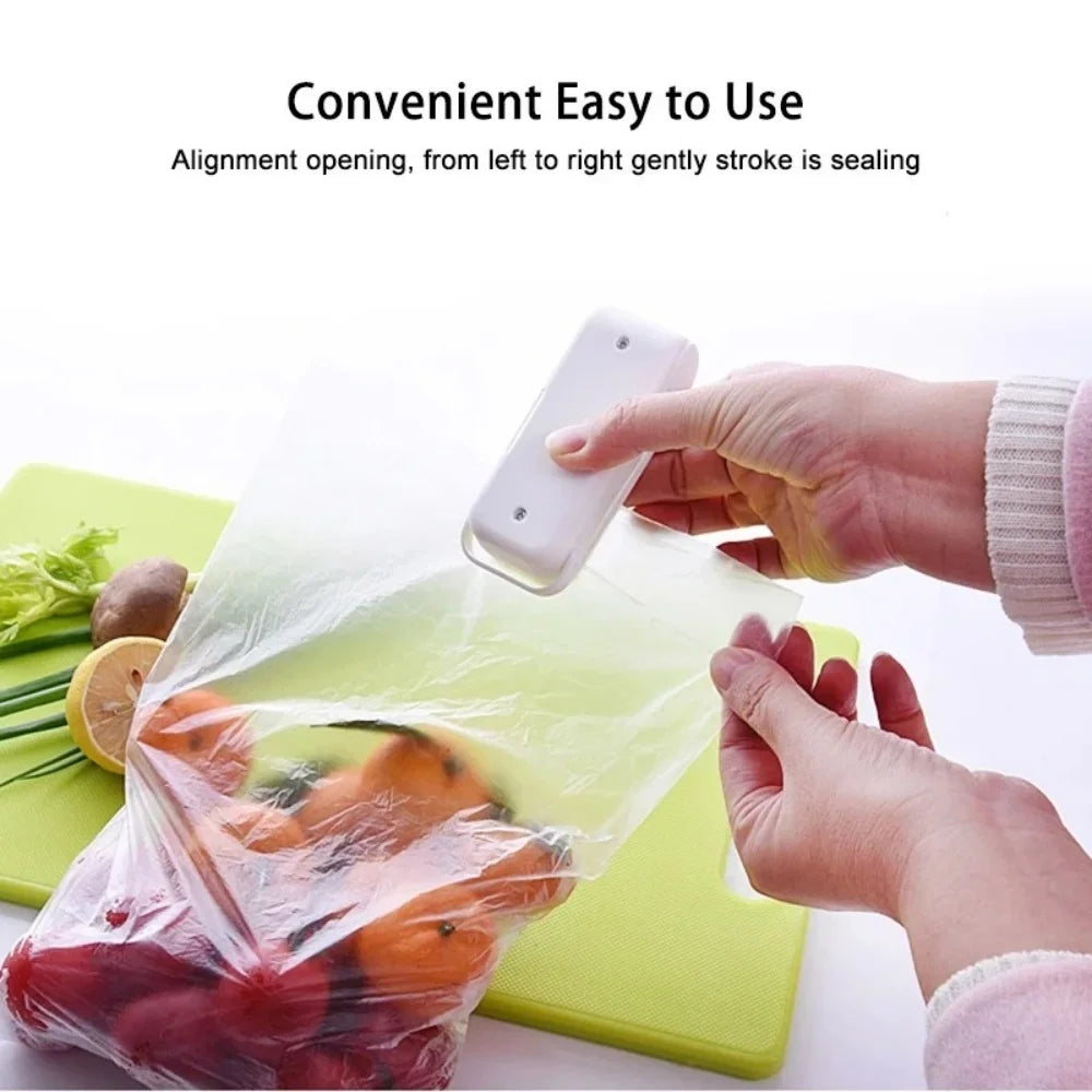 Mini Selladora de Bolsas de Snacks | Snack Bag Heat Sealer