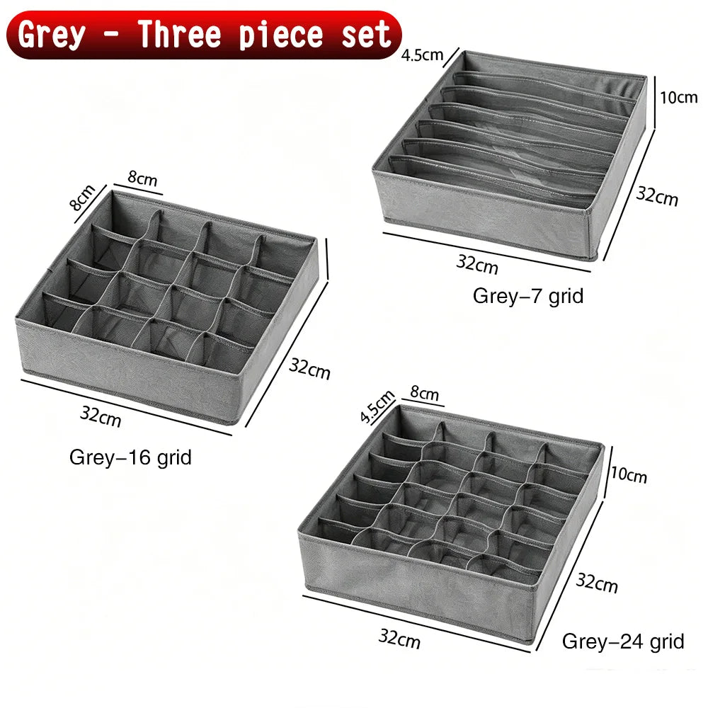 Organizador Plegable de Cajones para Ropa Interior y Calcetines | Foldable Drawer Organizer