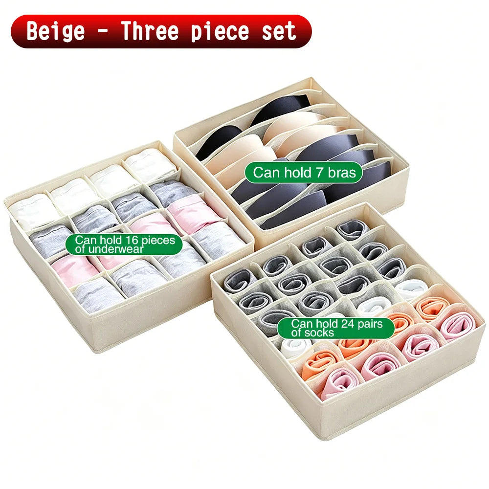 Organizador Plegable de Cajones para Ropa Interior y Calcetines | Foldable Drawer Organizer