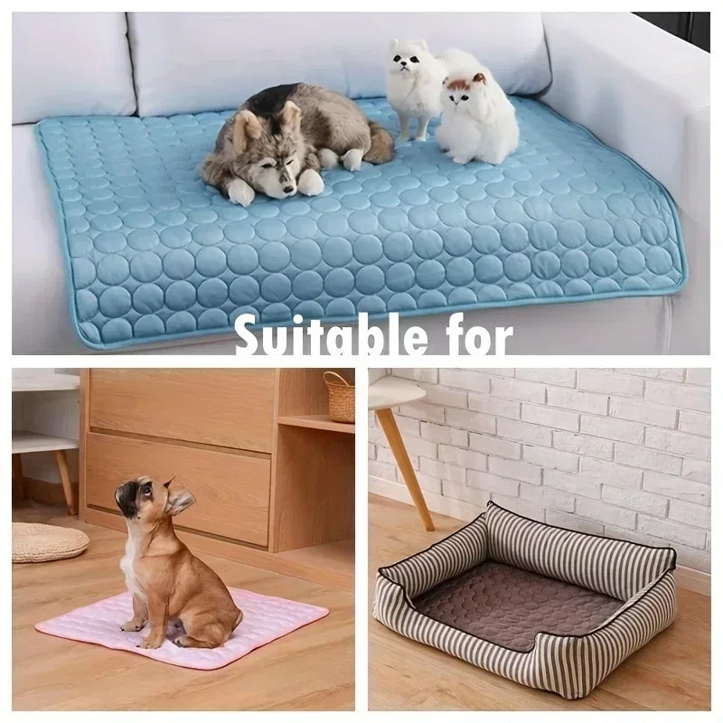 Colchón Refrescante de Seda para Mascotas | Cooling Silk Pet Mat