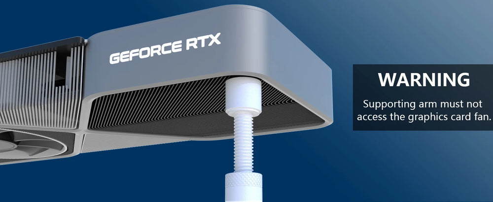 Soporte de Aluminio Anti-Caída para Tarjeta Gráfica | GPU Anti-Sag Aluminum Bracket