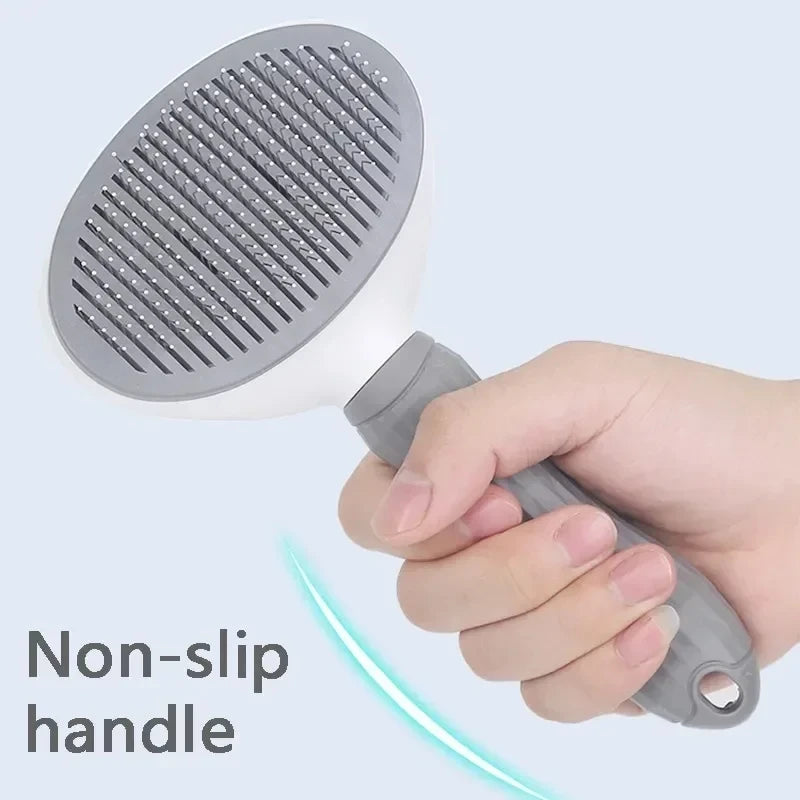 Cepillo Autolimpiante y Desenredante para Mascotas | Self-Cleaning Pet Brush