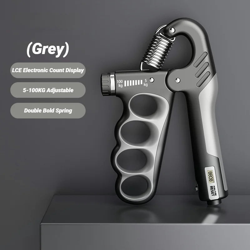 Dinométro de Mano Ajustable 5-100 kg con Contador Electrónico | Adjustable Hand Grip 5-100kg with Electronic Counter