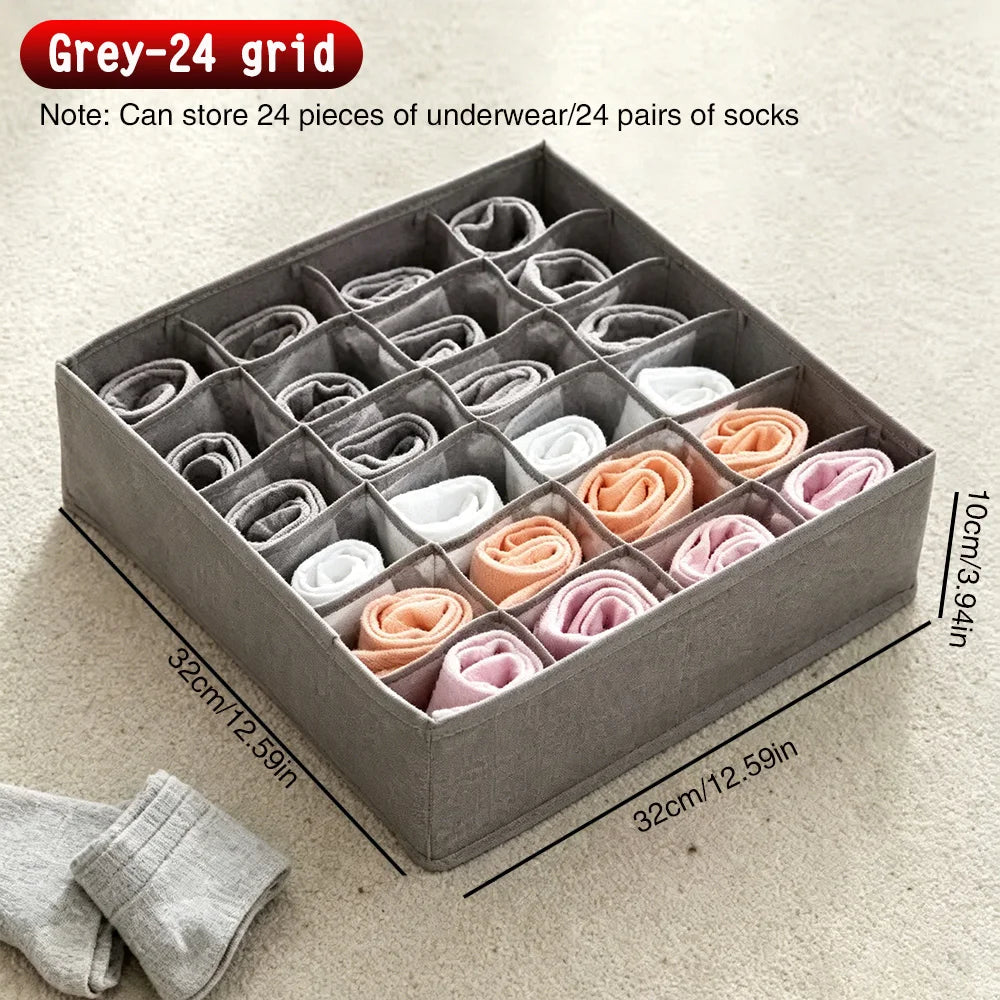Organizador Plegable de Cajones para Ropa Interior y Calcetines | Foldable Drawer Organizer