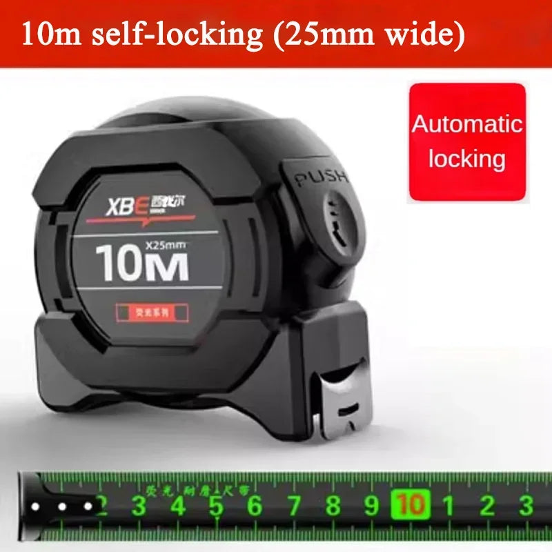 Cinta Métrica de Acero 10M Autobloqueante | Self-Lock Steel Tape Measure