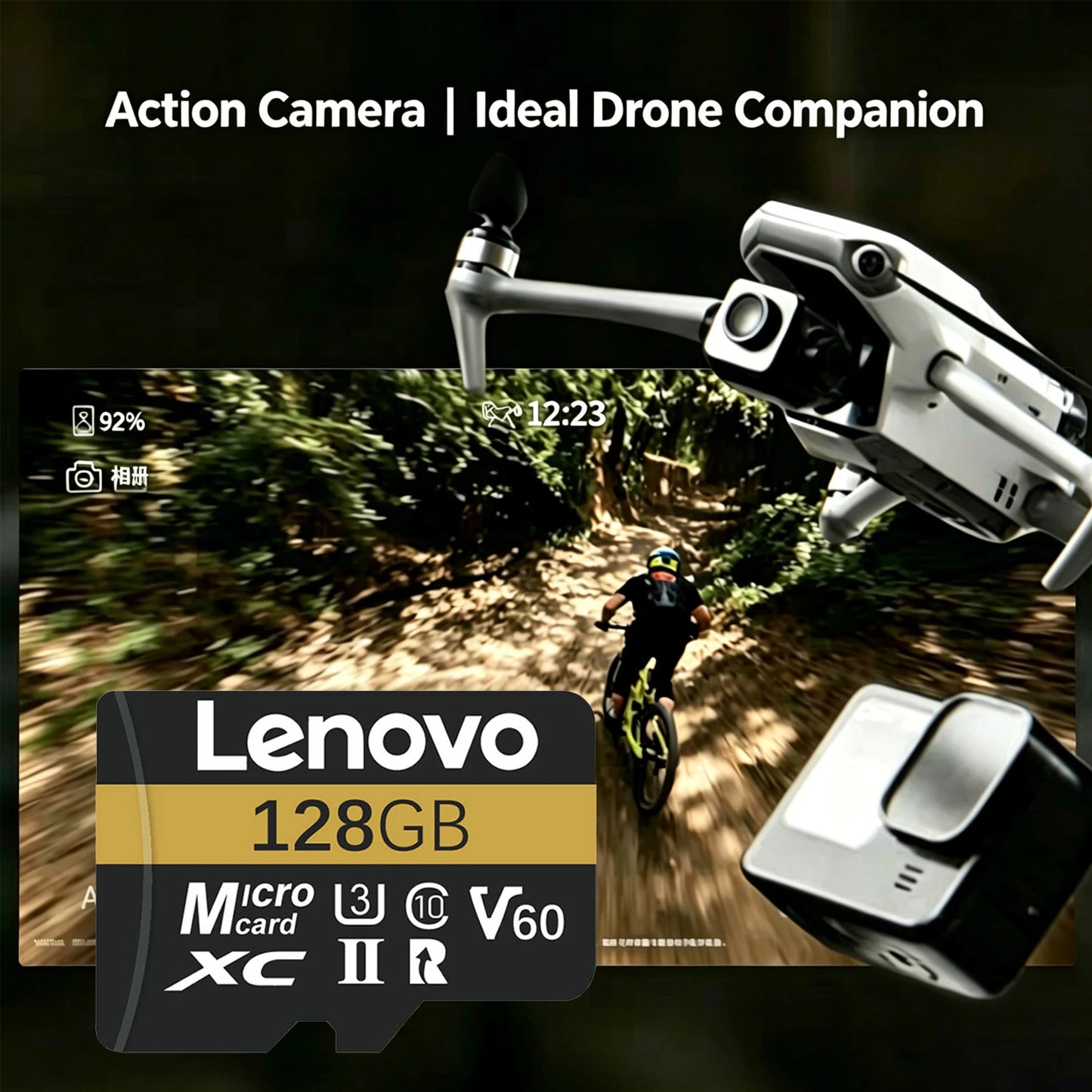 Tarjeta Micro SD Lenovo 128GB/256GB/512GB Alta Velocidad 4K | High Speed TF Memory Card